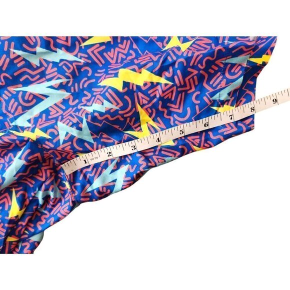 Tipsy Elves 90's print Size Large swim trunks Drawstring Stretch waist Pockets - Picture 4 of 10